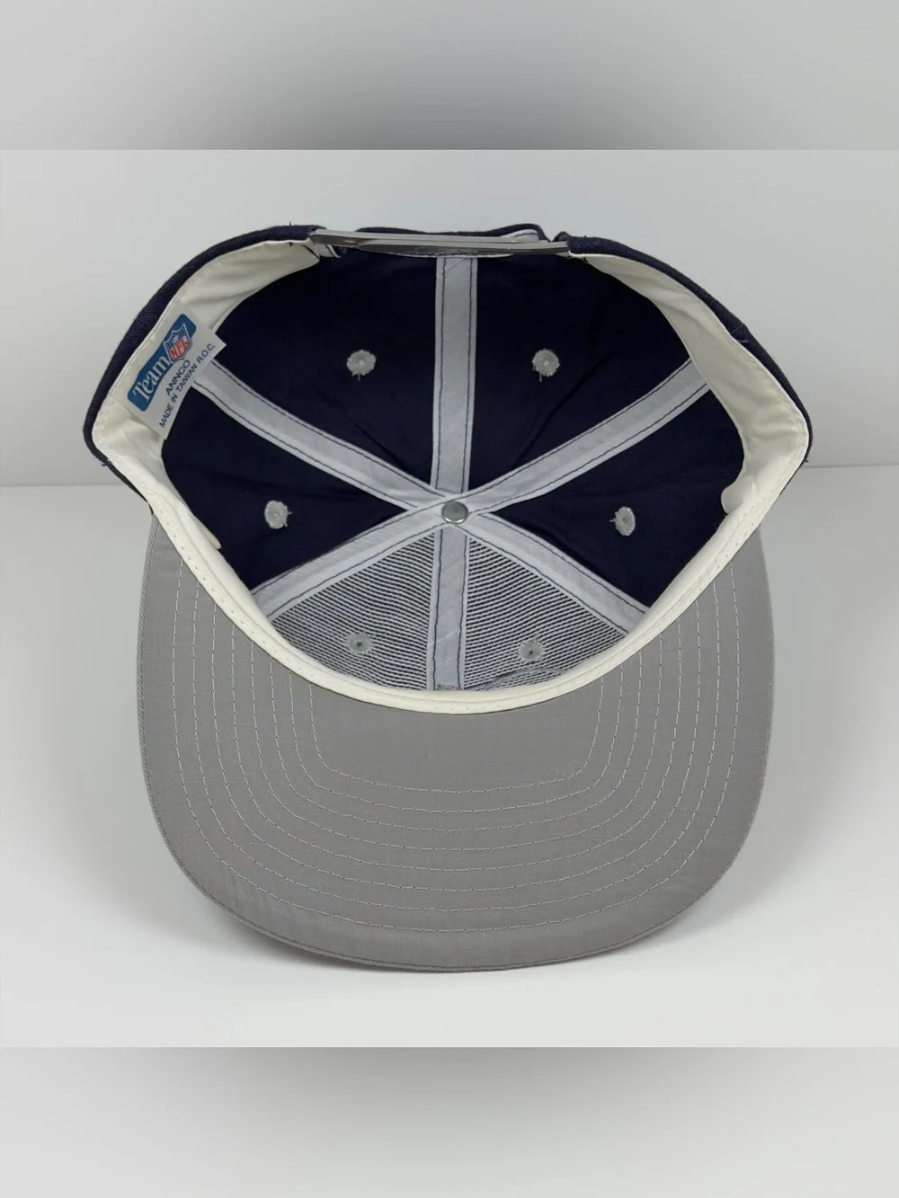 Vtg Dallas Cowboys Hat Annco Snapback Big Logo Team NFL 90s Deadstock NWT Blue